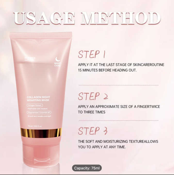 Collagène masque facial